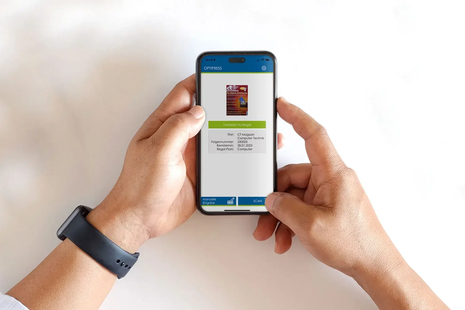 Referenz: Optipress-App