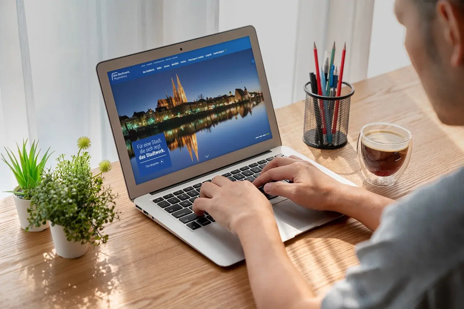 Referenz: das Stadtwerk.Regensburg-Website