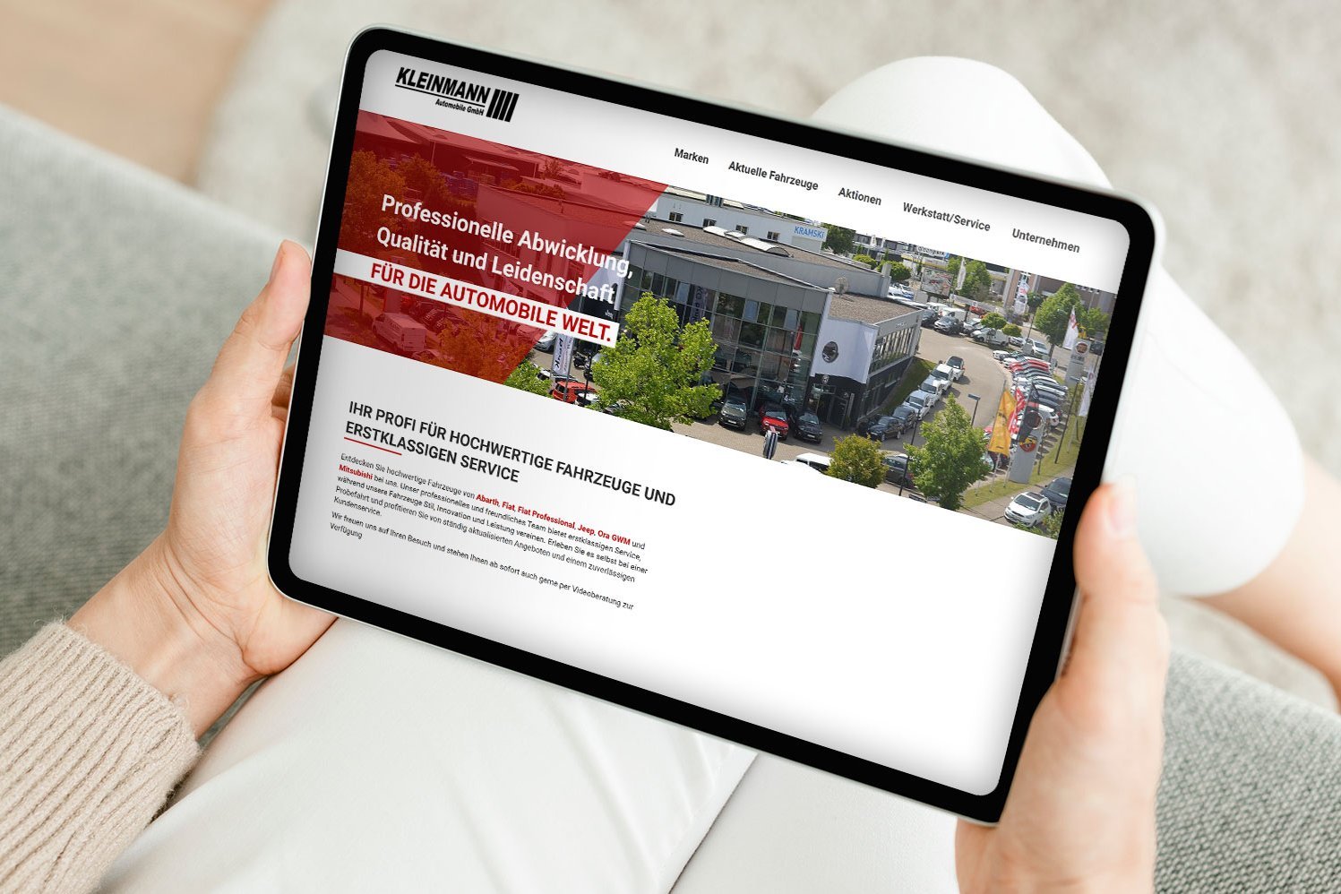 Referenz: Kleinmann Automobile, Pforzheim
