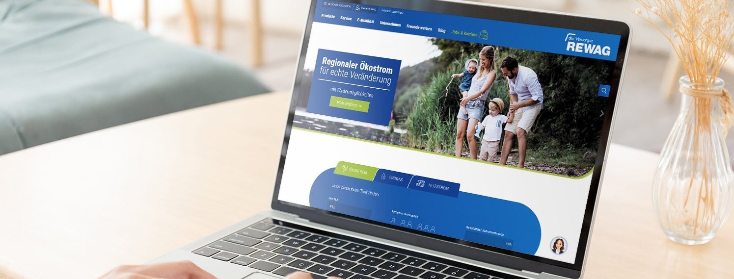 Referenz: REWAG-Website